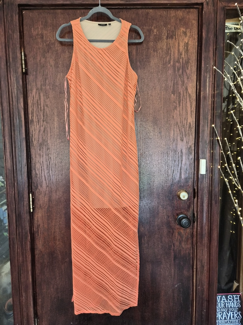 Apt. 9 Orange Sleeveless Dress